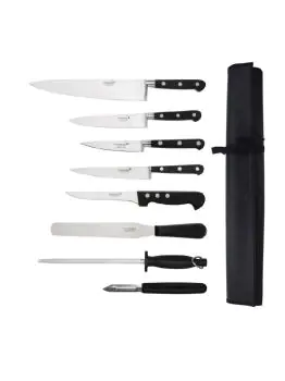 Messenset - 8-delig - Zwart - RVS - Deglon Sabatier - S004