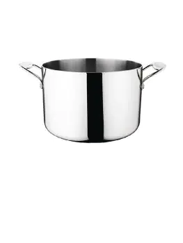 Kookpan - 7 Liter - Ø 25.4 x H 16 CM - RVS/Aluminium - Vogue - Y255