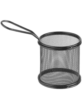 Frituurmandje - RVS - Mat zwart - Hendi - 425633