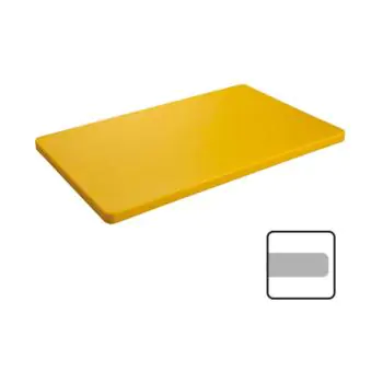 Snijblad - 50 x 30 CM - 2.925 KG - Polyethyleen - Geel - Caterchef - 882651