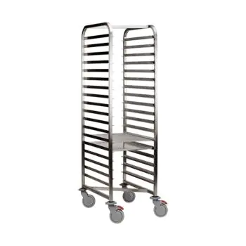 Regaalwagen - H 171 x 52.5 x 70 CM - 19.4 KG - RVS - 921068
