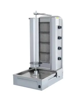 Doner Kebab Grill Gas - 4 Branders - RVS - 230V - G-Line