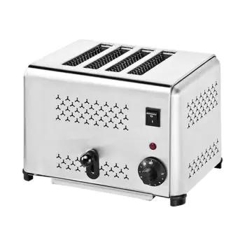 Broodrooster - H 21.5 x 31.5 x 26 CM - 5 KG - 220 - 240 V - 1800 W - RVS - Caterchef - 688014