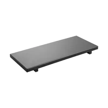 Sushi-Serveerplateau - H 3 x 40 x 17 CM - 1.035 KG - Polyethyleen - Zwart - Caterchef - 882255