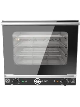 Heteluchtoven Compact - Zwart - RVS - 230V - G-Line