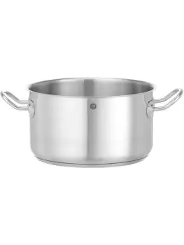 Kookpan - Middel - Zonder Deksel - 6 Liter - H 13.8 x Ø 24 CM - Hendi - 837726