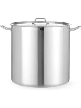 Kookpan - Hoog - Met Deksel - 70 Liter - H 48.5 x Ø 45 CM - Hendi - 832929