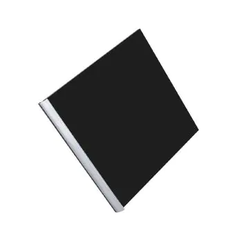 Plank - Zwart - Gepoedercoat staal - Polar