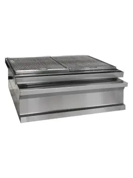 Houtskoolgrill - Tafelmodel - RVS - H 29 x B 80 x D 73 CM - G-Line