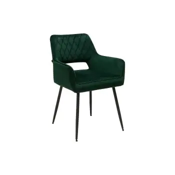 Stoel Mieke - Donkergroen - Velvet - G-Line