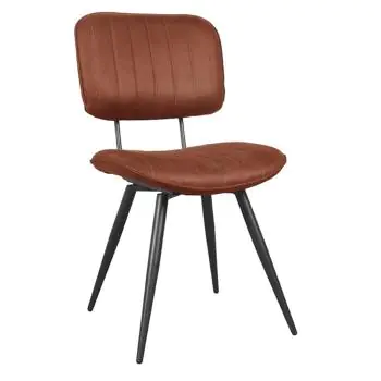 Stoel Gijs - Cognac - Microvezel - G-Line