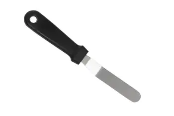 Paletmes - B 10 CM - Gebogen - RVS - Zwart - G-Line