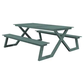 Picknicktafel Maxa - B 200 CM - Groen - G-Line