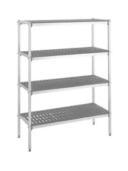 Stelling - 4 Niveaus - Aluminium / Kunststof - H 175 x B 100 x D 40 CM - G-Line