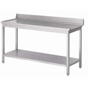 Afvoertafel - H 85 x B 120 x D 75 CM - Met Onderschap - Links v/d Vaatwasser - Demontabel - G-Line