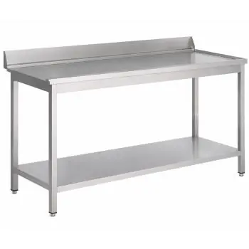 Afvoertafel - H 85 x B 120 x D 75 CM - Met Onderschap - Rechts v/d Vaatwasser - Demontabel - G-Line