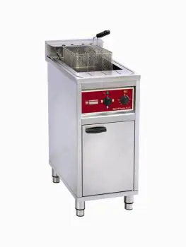 Friteuse - 16 Liter - Elektrisch - Aftapkraan - Onderstel - Diamond - FSM-16E/N