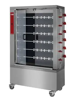 Kippengrill - Vitokeramisch - 36 kippen - 400V - Diamond - RVE/6C-CM