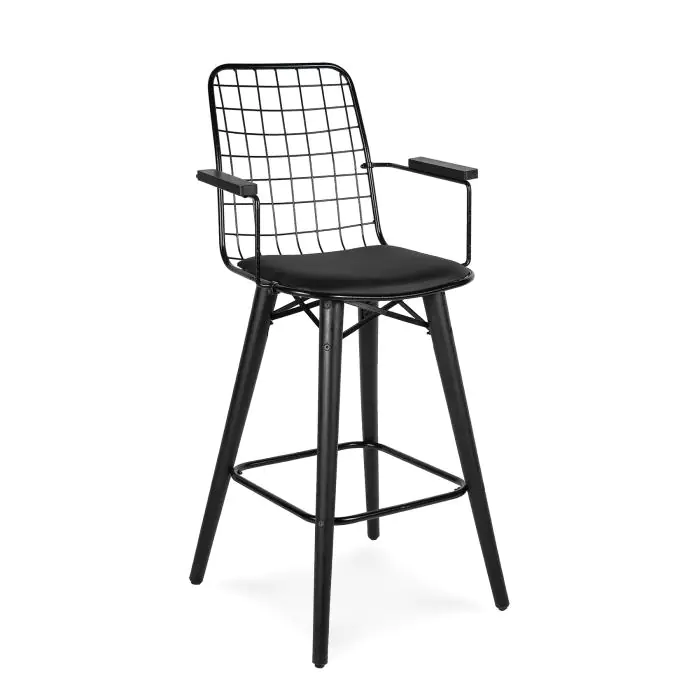 Barkruk Café Noir - met armleuning - G-Line HW-146841 €79.95 Horeca barkrukken