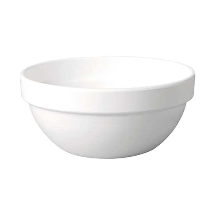 Serveerschaal - H 5.5 CM - 0.1 KG - Ø12 CM - Melamine - Wit - 0.25 Liter - 060011 060011 €4.20 Schaaltjes en potjes