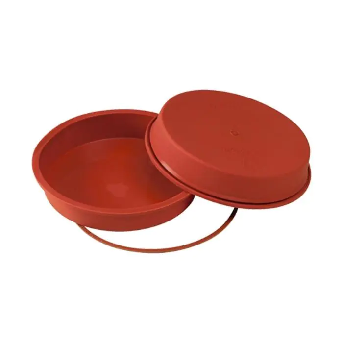 Bakvorm Taart - 0.32 KG - Silicoon - Rood - 1.7 Liter - -60°C / +230°C - Silikomart - 070091 070091 €10.80 Bakvormen