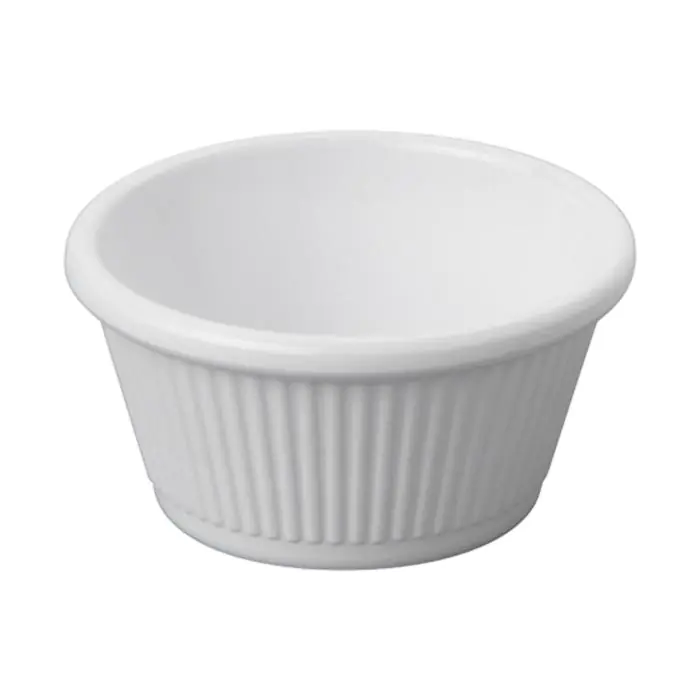 Ramekin - H 4 CM - 0.04 KG - Ø6 CM - Melamine - Wit - 0.045 Liter - 072150 072150 €1.00 Schaaltjes en potjes