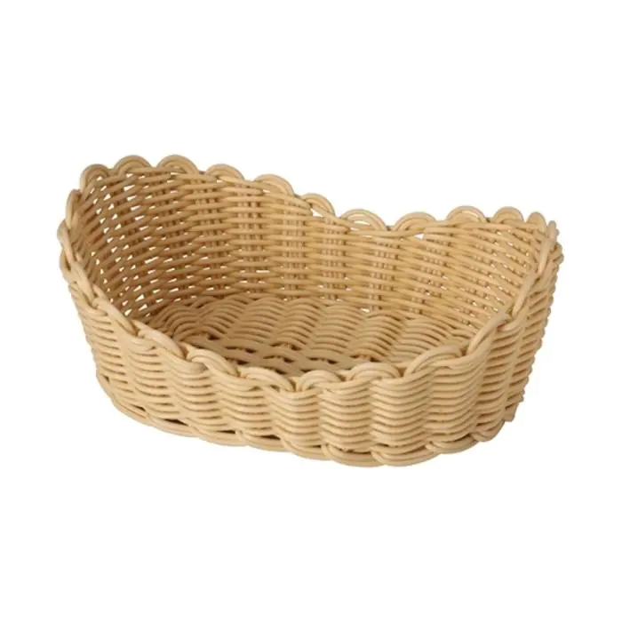 Broodmand - H 8.5 x 23 x 13 CM - 0.1 KG - Polypropyleen - Beige - 125045 125045 €3.40 Broodmanden