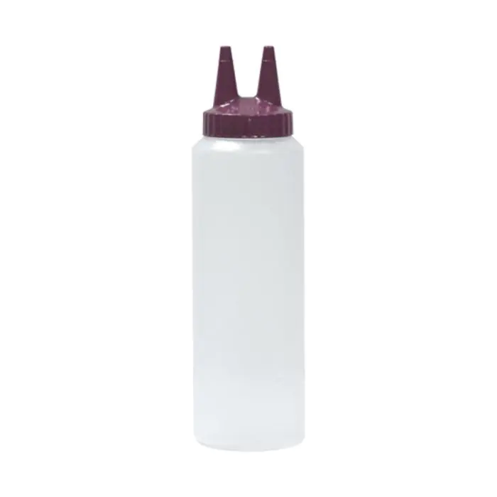 Doseer Knijpfles - H 18 CM - 0.025 KG - Ø5 CM - Kunststof - Paars - 0.2 Liter - 530102 530102 €2.60 Knijpflacons