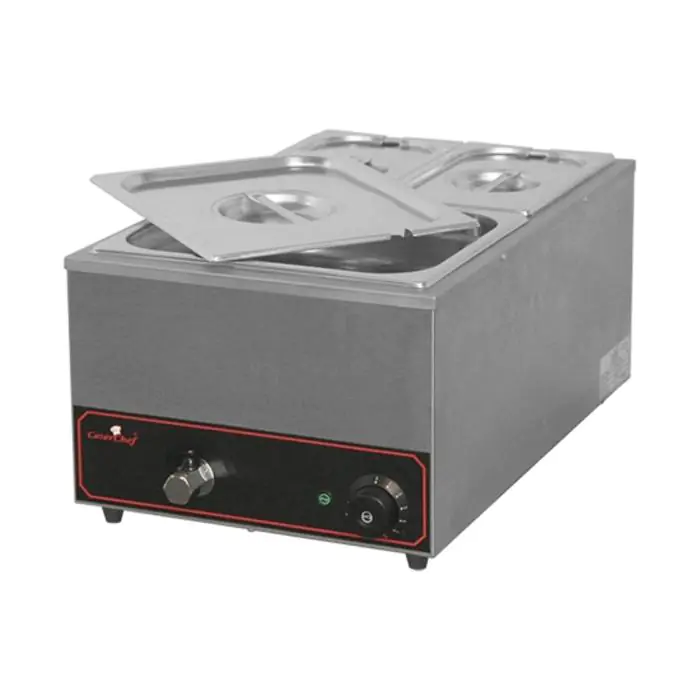 Bain Marie - H 25.5 x 35.4 x 59.5 CM - 8 KG - 220 - 240 V - 1200 W - RVS - Caterchef - 688032 688032 €219.00 Bain marie tafelmodel