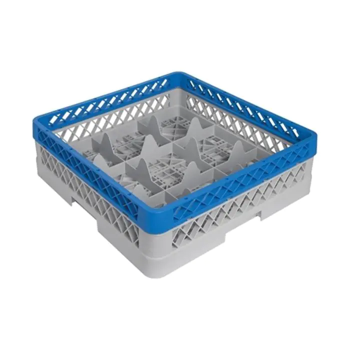 Bekerglazenkorf - H 14 x 50 x 50 CM - 0.01 KG - Polypropyleen - Bekerglazenkorf - CaterRacks - CR0911 CR0911 €18.25 Afwaskorven voor bekerglazen