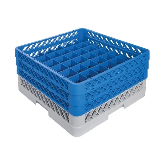 Bekerglazenkorf - H 22 x 50 x 50 CM - 0.01 KG - Polypropyleen - Bekerglazenkorf - CaterRacks - CR4913 CR4913 €36.55 Afwaskorven voor bekerglazen