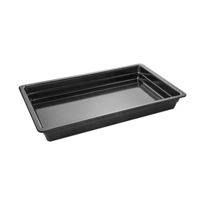 Gastronormbak - 1/1 GN - H 6.5 x 53 x 32.5 CM - Melamine - Zwart - -20°C / +120°C - 060413 E060413 €47.85 GN bakken zwart