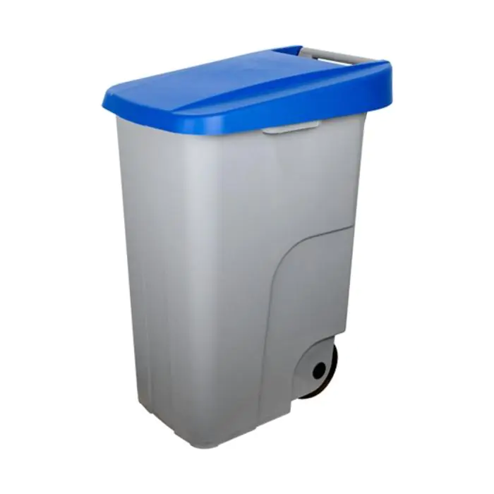 Afval Container - H 76 x 42 x 57 CM - 3.93 KG - Polypropyleen - Blauw - 85 Liter - Denox - 600085 E600085 €39.99 Afvalbakken