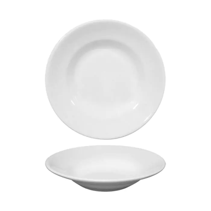 Bord Tivoli - Wit - Porselein - Ø 23 CM - Saturnia E765103 €3.60 Borden
