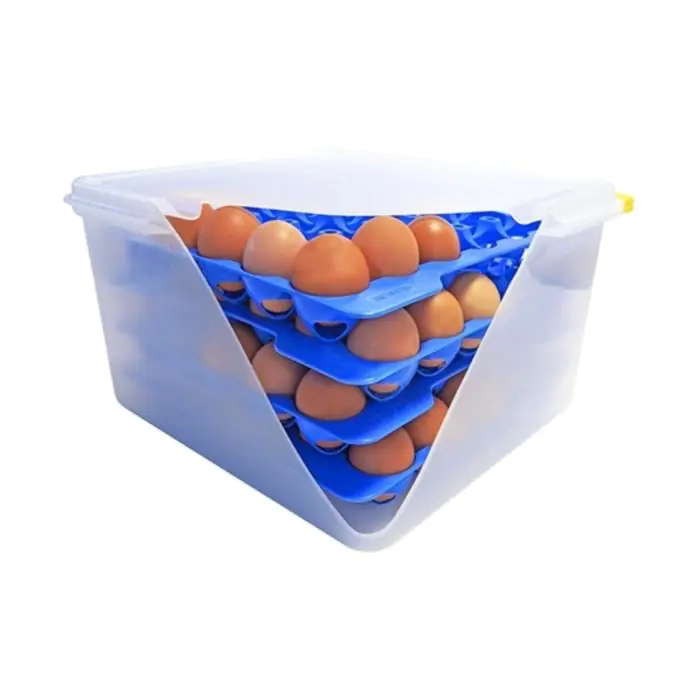 Eierbewaardoos - H 20 x 32.5 x 35.4 CM - 1.663 KG - Transparant - 19 Liter - -40°C / +90°C - Luchtdicht Afsluitbaar - Araven - 962110 E962110 €26.00 Voedselbakken