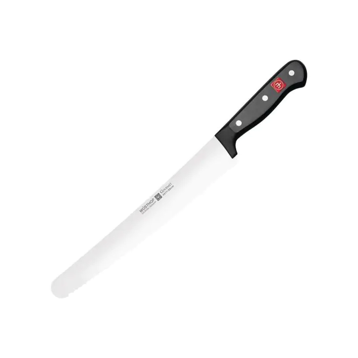 Gebaksmes - Zwart/Zilver - Koolstofstaal - Wüsthof FE194 €70.60 Keukenmessen
