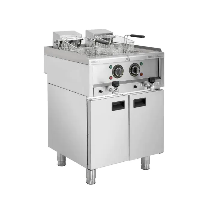 Friteuse - 16 L - Zilver - 400V - Buffalo SA782 €1,631.24 Friteuses 230 volt