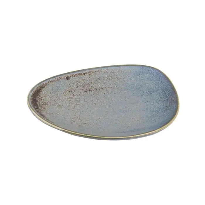 Bord - 4 stuks - Blauw - Porselein - Ø 30.8 x H 3 CM - Olympia FU176 €108.99 Borden