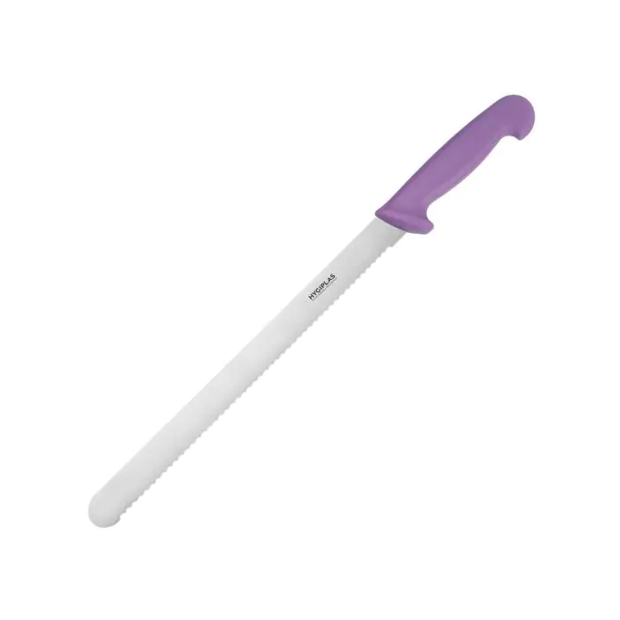 Gekarteld Mes - Paars - RVS - Hygiplas FX119 €12.49 Keukenmessen