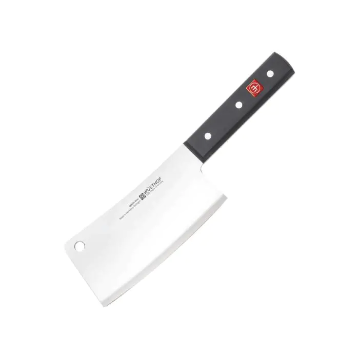 Hakmes - Zwart/Zilver - Koolstofstaal - Wüsthof FE199 €133.99 Keukenmessen