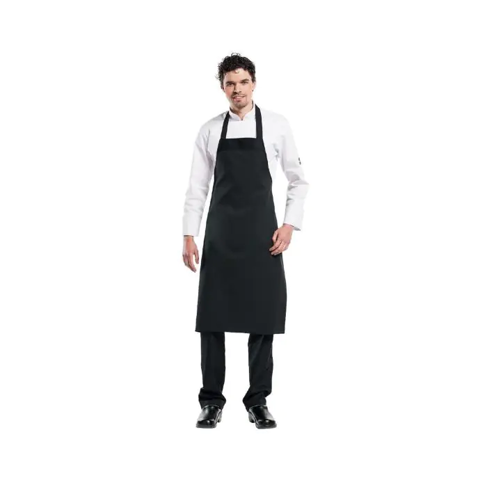 Halterschort BasiX - Zwart - Katoen/Polyester - Chaud Devant BA038 €21.91 Schorten en sloven