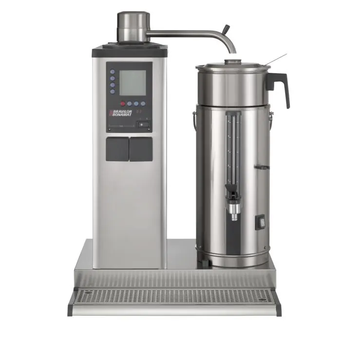 Koffiemachine B5 L/R - Gemalen Koffie - Digitaal - Aftapkraan - 5 L - 230V - Bravilor 4.100.803.110 €2,545.00 Rondfilter apparatuur