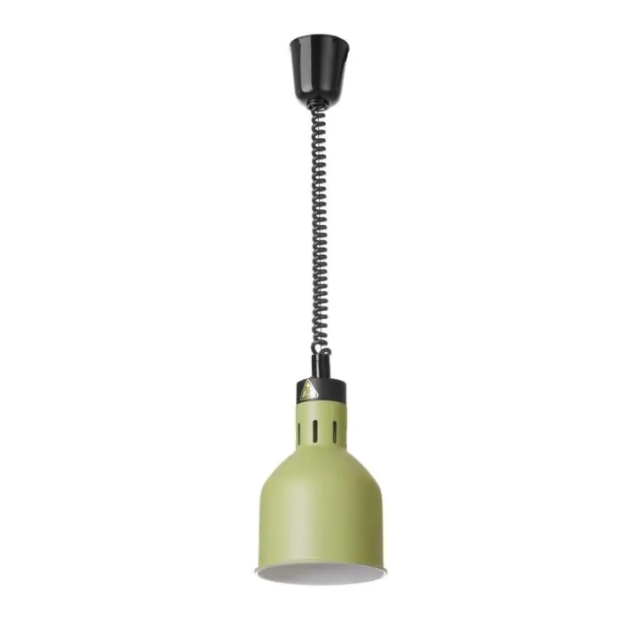 Warmtelamp - Verstelbaar - Cilindrisch - Groen - 230V - Hendi H273791 €50.46 Warmhoudlamp