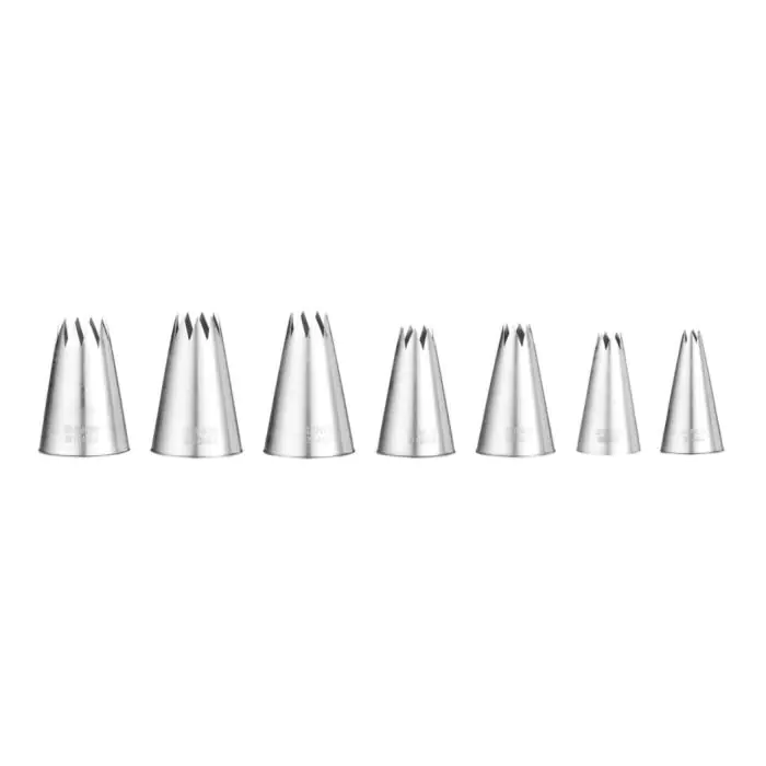 Spuitmondjes Ster - 7 Maten - Hendi H551714 €11.95 Spuitzak