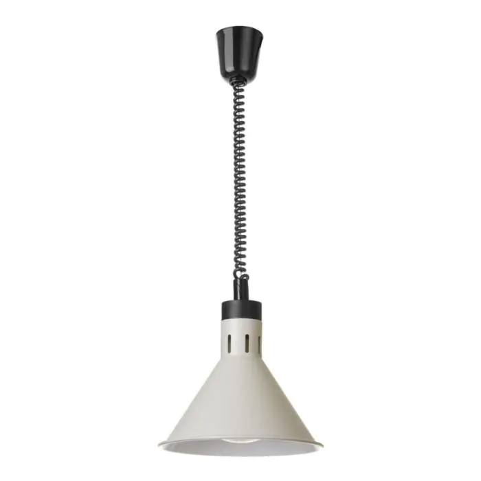 Warmtelamp - Verstelbaar - Conisch - Wit - 230V - Hendi H273937 €57.19 Warmhoudlamp