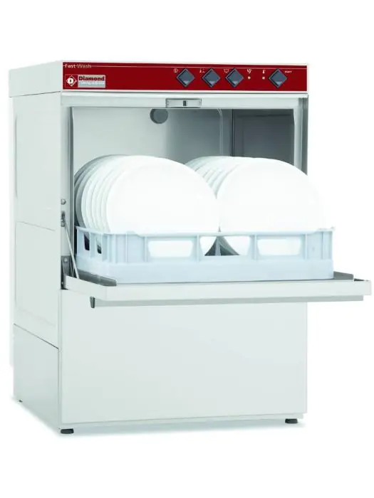 Vaatwasser - Mand 50 x 50 CM - 400V - Waterontharder - Diamond - DC502/6-A DC502/6-A €1,923.00 Vaatwasser voorlader