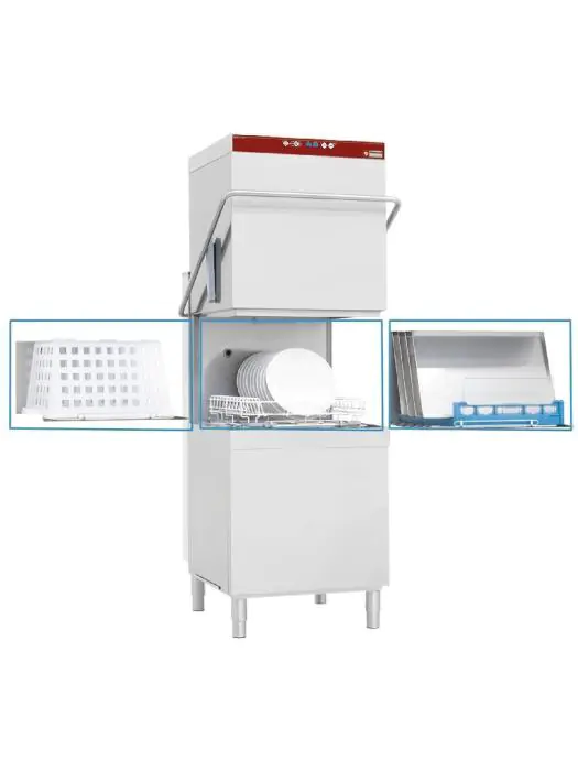 Pottenwasser - Mand 50 x 60 CM - 400V - Doorlopende ontharder - Diamond - DCR37/6-AC DCR37/6-AC €5,788.50 Doorschuifvaatwassers