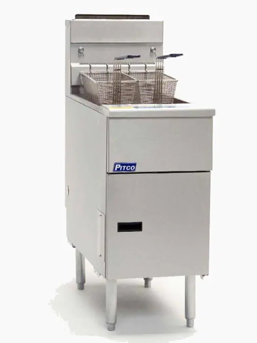 Friteuse SG14S - Aardgas - Belgische Uitvoering - 23 L - Pitco SG14S-A-BE €3,749.00 Friteuses Gas