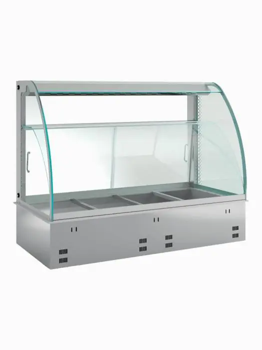 Warme uitstalvitrine - Geventileerd - Met bevochtiger - 3 x 1/1 GN - Diamond - DPA/CVV12 DPA/CVV12 €4,233.60 Drop in warm