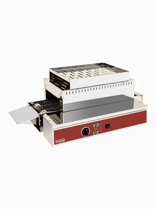 Broodrooster - Lopende band - H32 x 75 x 43.5 CM - Elektrisch - Diamond - GPE/210 GPE/210 €991.50 Tosti / broodrooster apparatuur